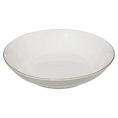 Set mit 6 tiefen tellern "petit salon" d.20 cm, wei&szlig;