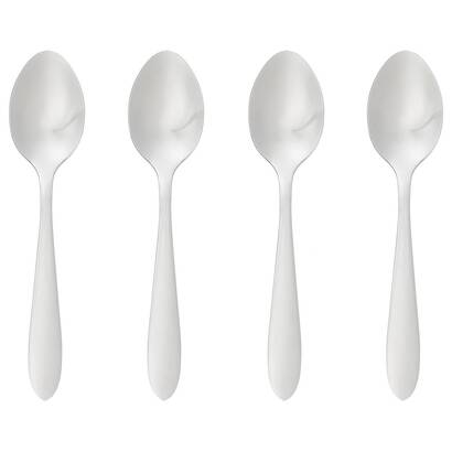 Set mit 4 teel&ouml;ffeln "nevis" silber