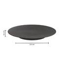 Dessertteller „Caviar“ D.20,8 cm, Schwarz Schwarz