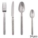 24-teiliges Besteckset "Jungle" Silber Silber
