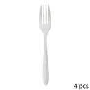 4er-Set Gabeln "Nevis" Silber Silber