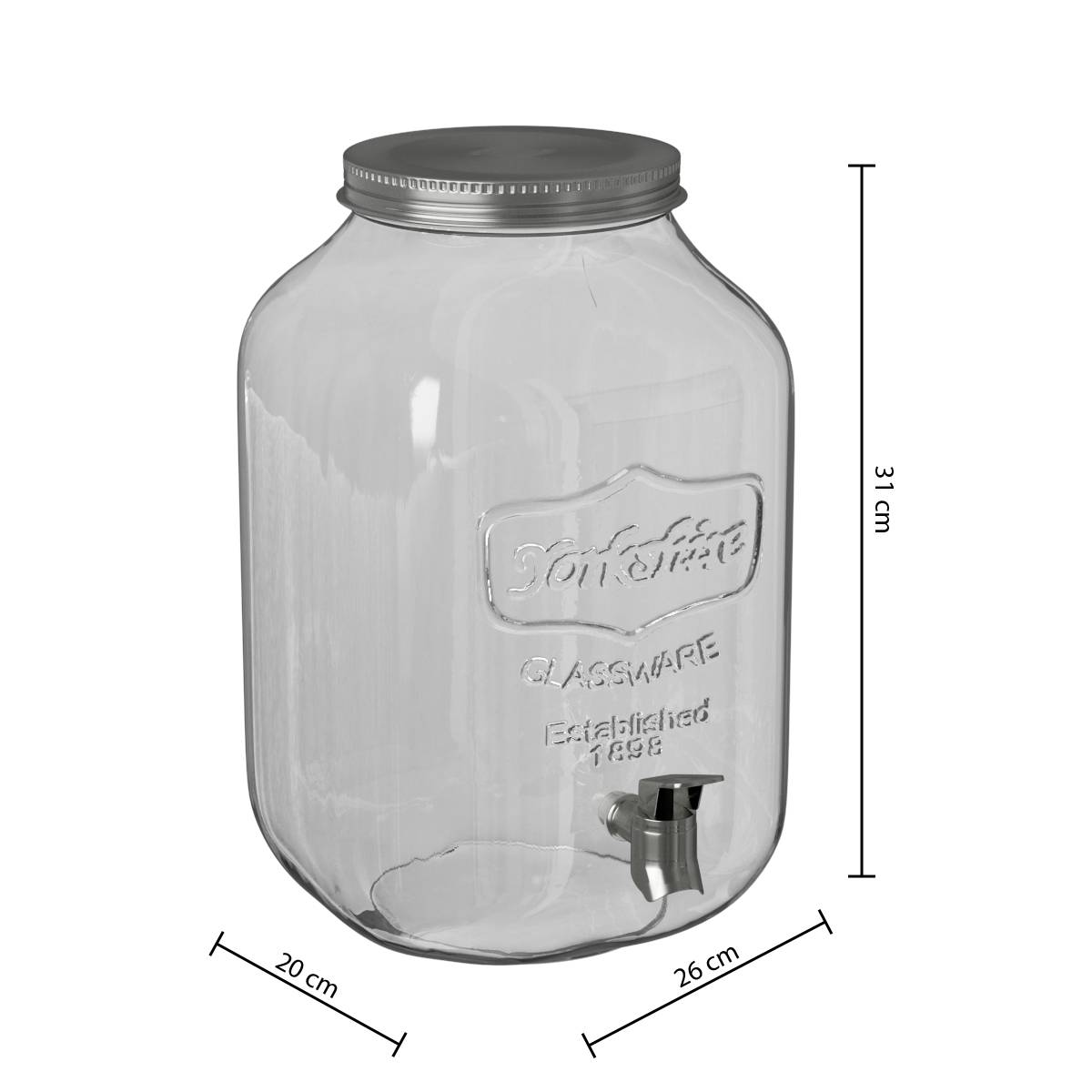 Spender "Yorkshire" 8L, Transparent Durchsichtig
