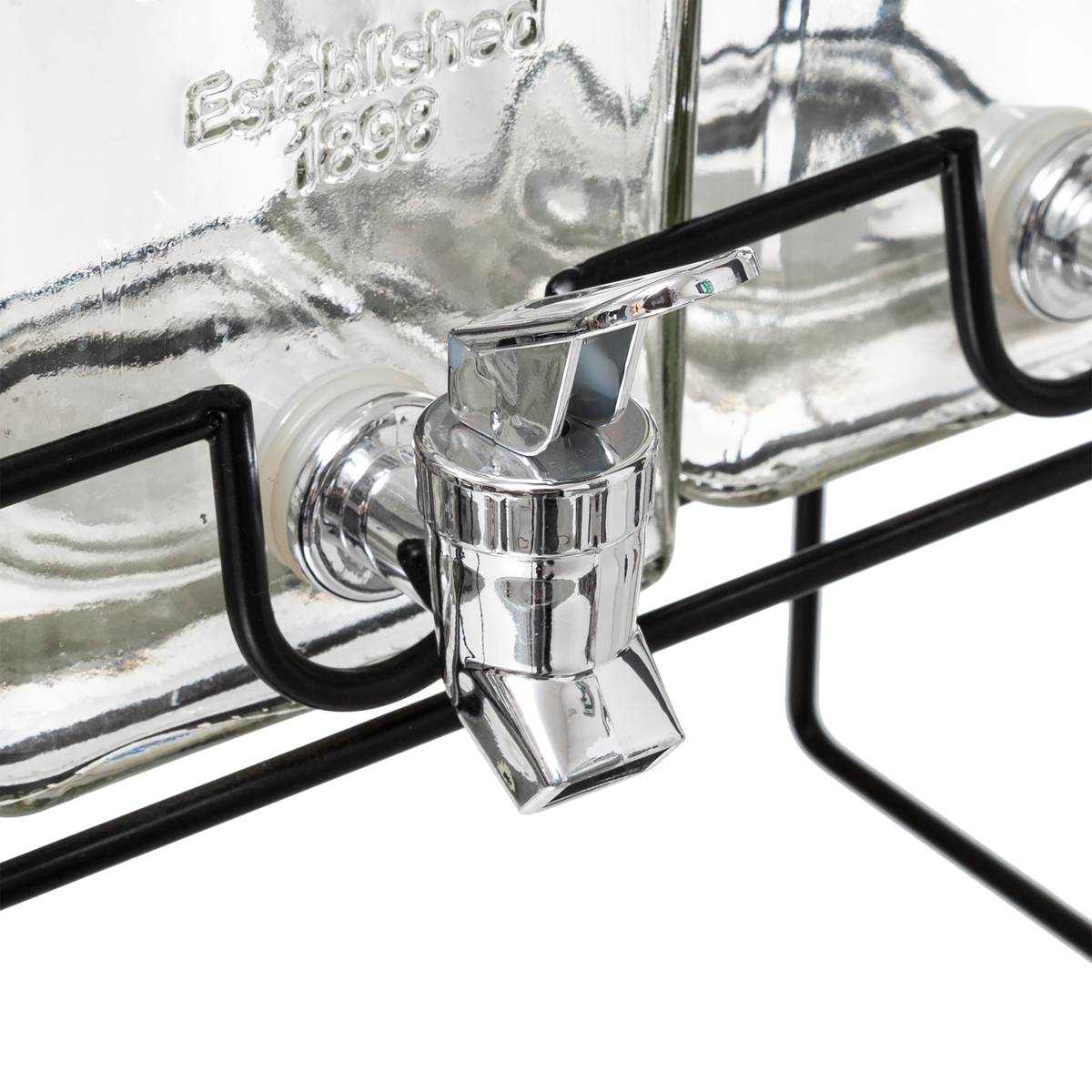 Spender "Modern Wood" 1,5L, Transparent Durchsichtig