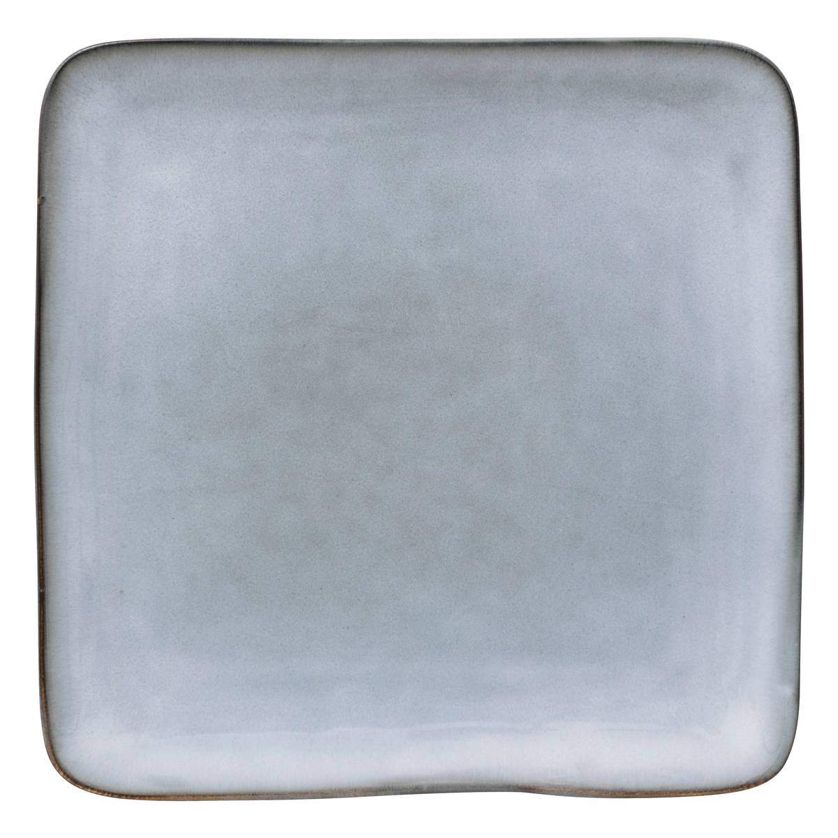 Set mit 6 flachen Tellern "Sea View" 27x27 cm, Blau Blau