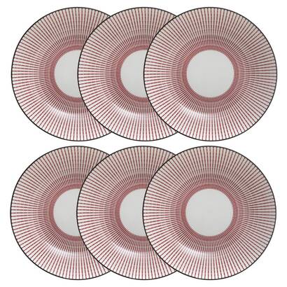6er-set tiefe teller "lunis" d.20,2 cm