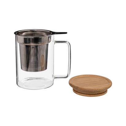 Teetasse mit sieb &bdquo;mia&ldquo; 480 ml, transparent
