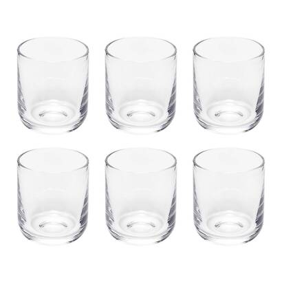 Lot de 6 verrines "arha" 10cl, transparent