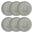 Set mit 6 flachen Tellern "Terra Incognita" D.26,7 cm, Grün Grün