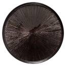 6er-Set flache Teller "Astra" D.28 cm, Schwarz Schwarz