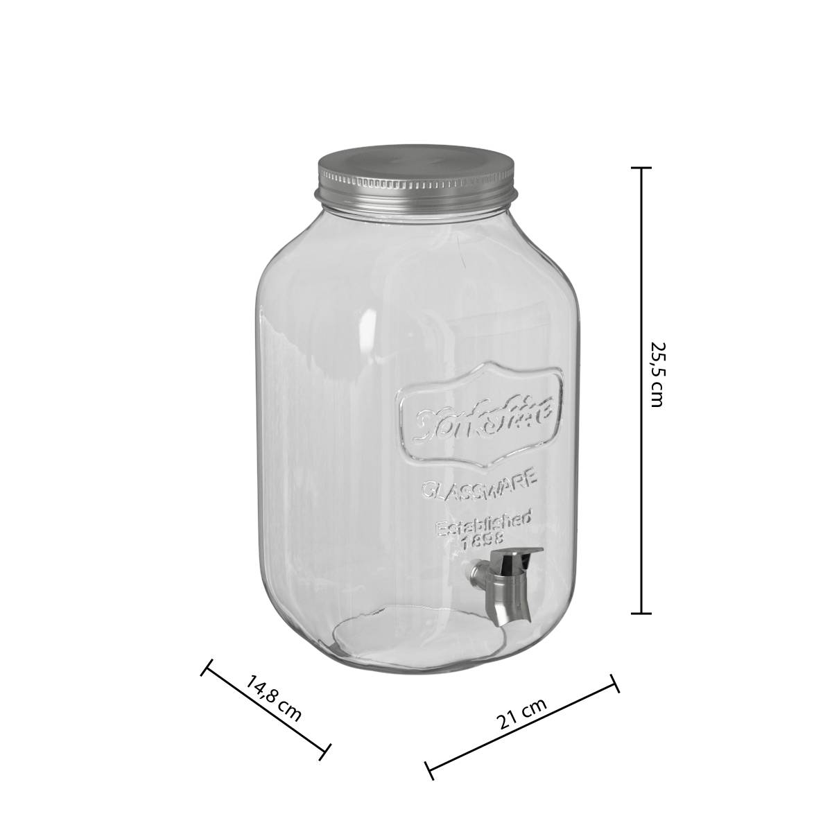 Spender "Yorkshire" 4L, Transparent Durchsichtig
