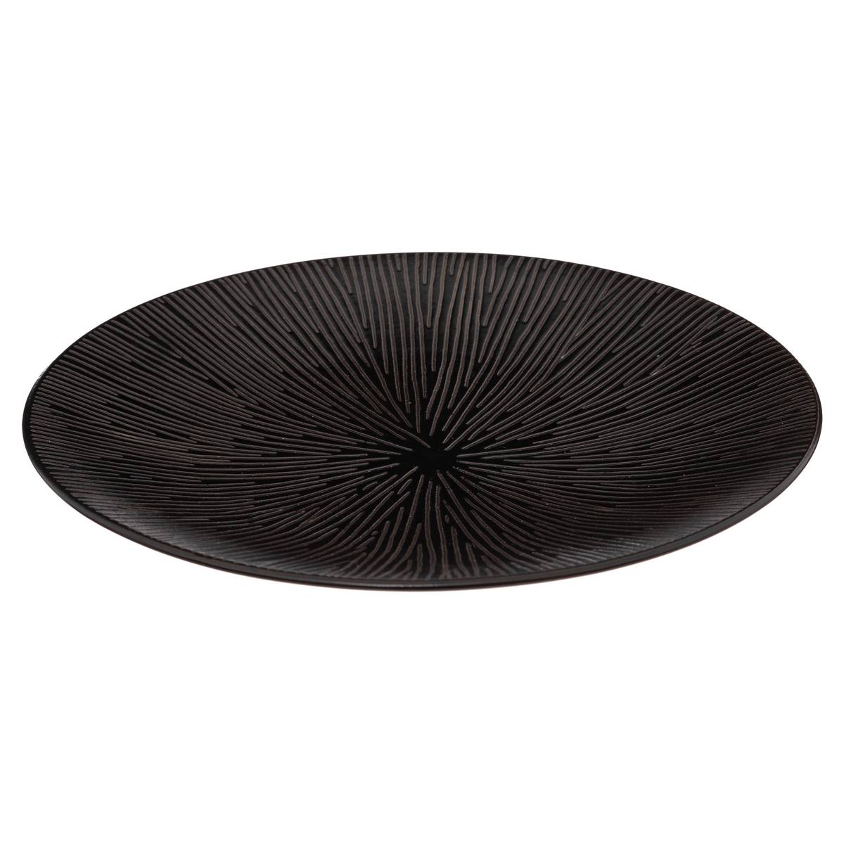 Dessertteller "Atelier" D.21 cm, Schwarz Schwarz