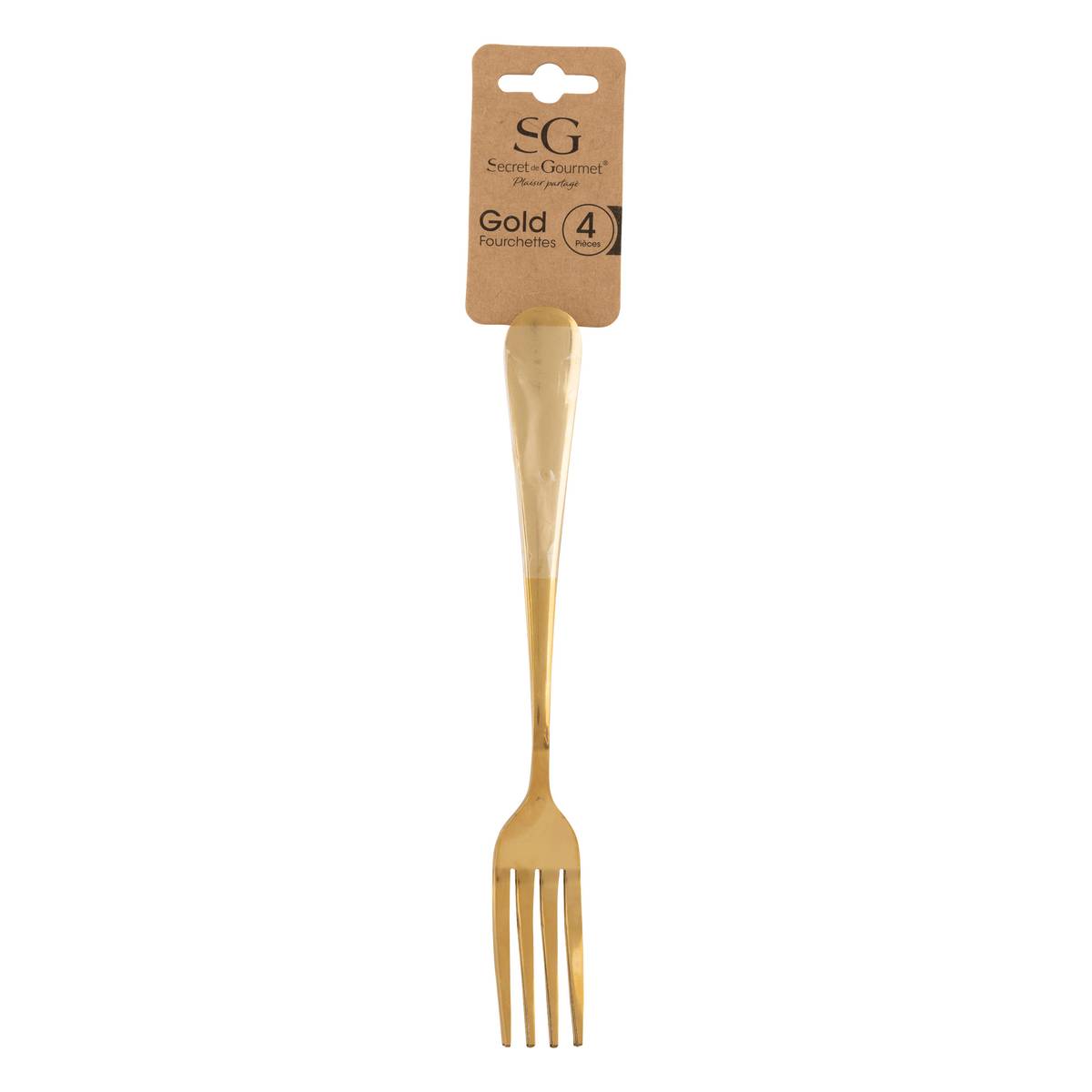 Set mit 4 Gabeln "Gold" Gold Gold