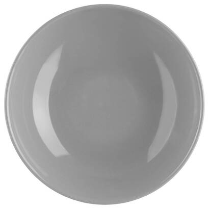 Set mit 6 tiefen tellern "colorama" d.20,5 cm, grau