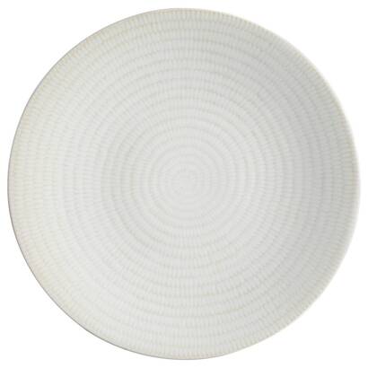 6er-set flache teller"rice" d.27,5 cm, wei&szlig;