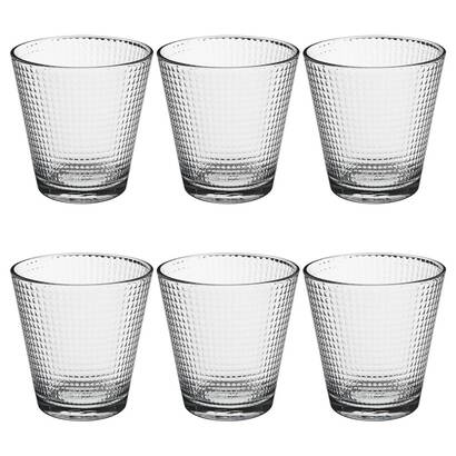 Set aus 6 niedrigen trinkgl&auml;sern "benit'eau" 250 ml, transparent