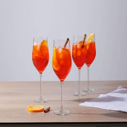 Lot de 4 verres spritzer "spritzer" 620 ml, transparent