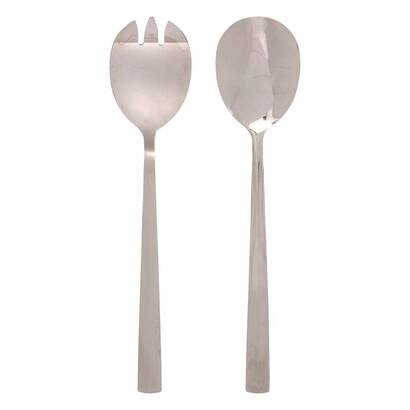 Set aus 2 salatbestecken "nevis" silber
