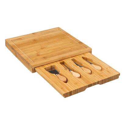 K&auml;se-set "bambus" 5 st&uuml;ck, beige