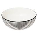 Salatsch&uuml;ssel "Lunis" D.22,5 cm, Schwarz & Wei&szlig; Schwarz