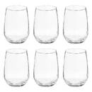 Set mit 6 Bechern  "Nora" 450 ml, Transparent Durchsichtig