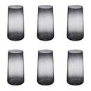 Set mit 6 hohen Bechern "Inu" 540 ml, Grau Grau