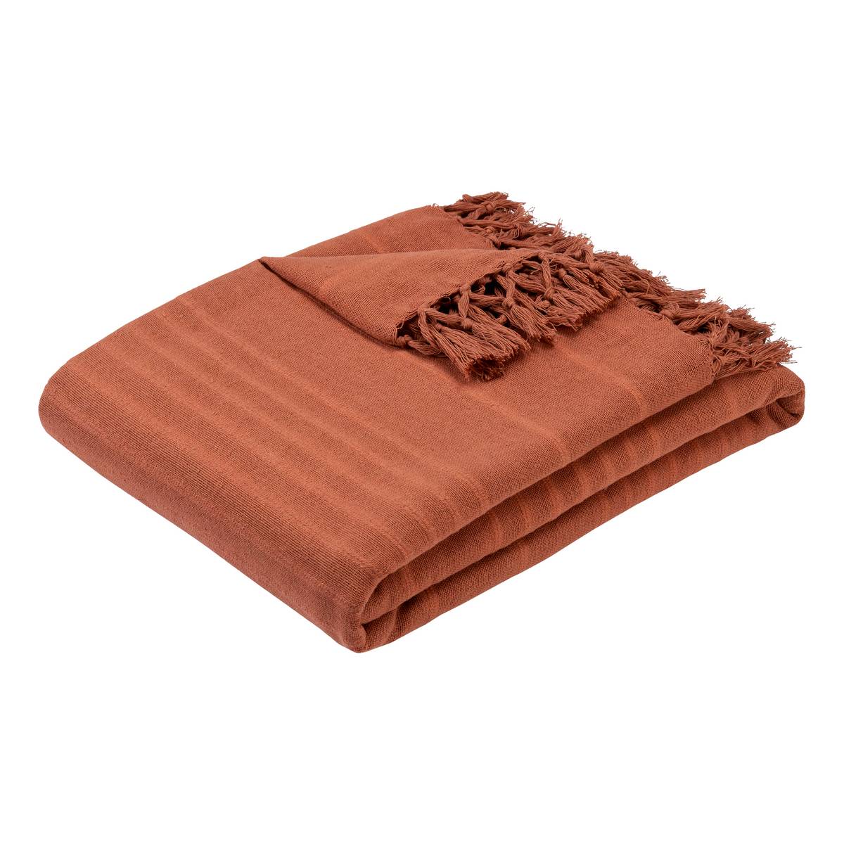Tagesdecke "Anjali" Terrakotta, 250x230 cm Terracotta