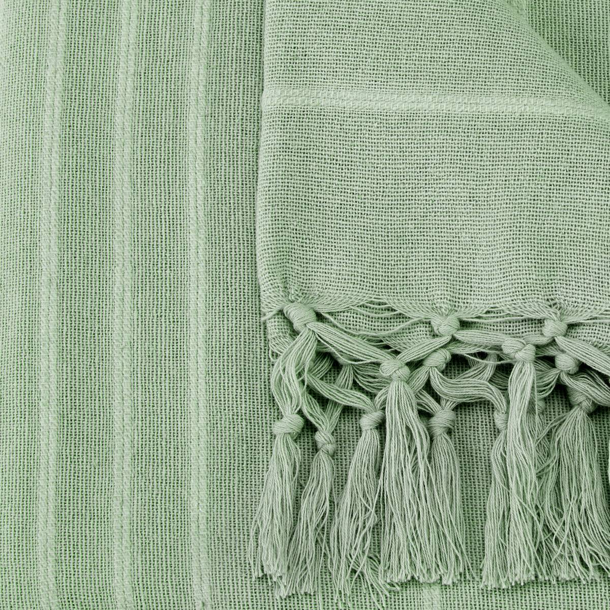 Tagesdecke "Anjali" Celadon-Grün, 250x230 cm Celadongrün