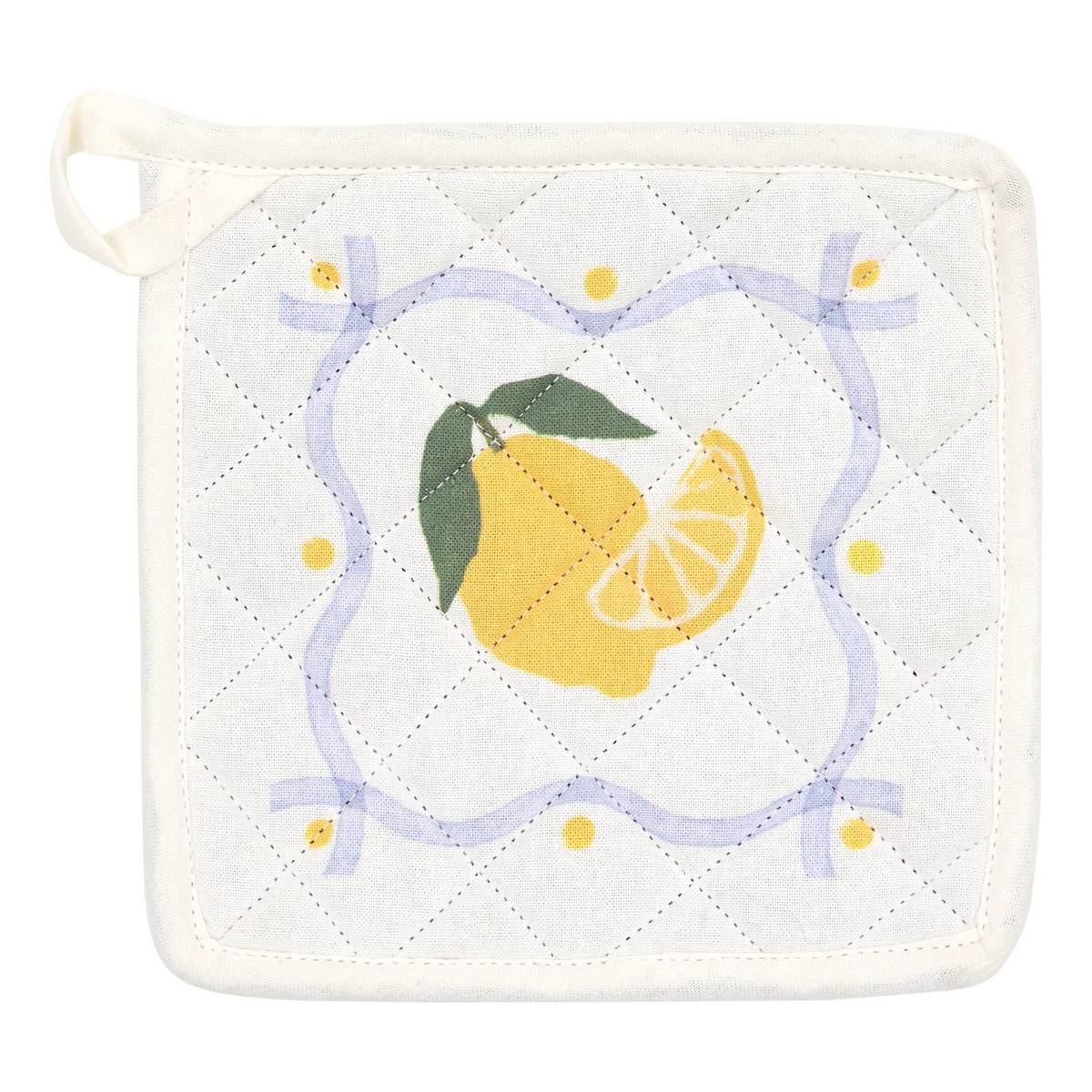 "Fruchtig" Topflappen und Ofenhandschuh Gelb, 20x32 cm Gelb