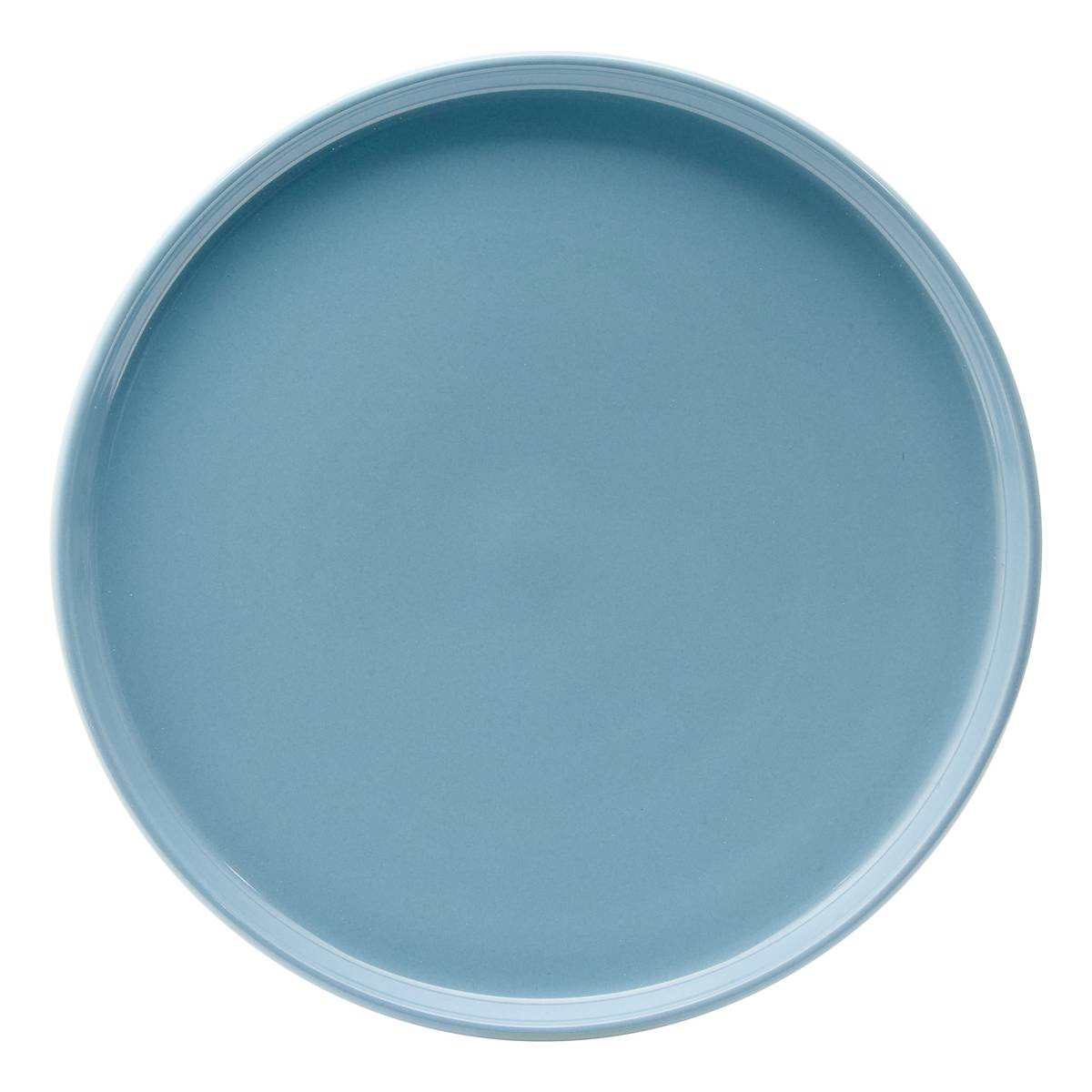 Set mit 6 flachen Tellern "Marie" Steingut (Keramik), Ø 27 cm, Blau Blau