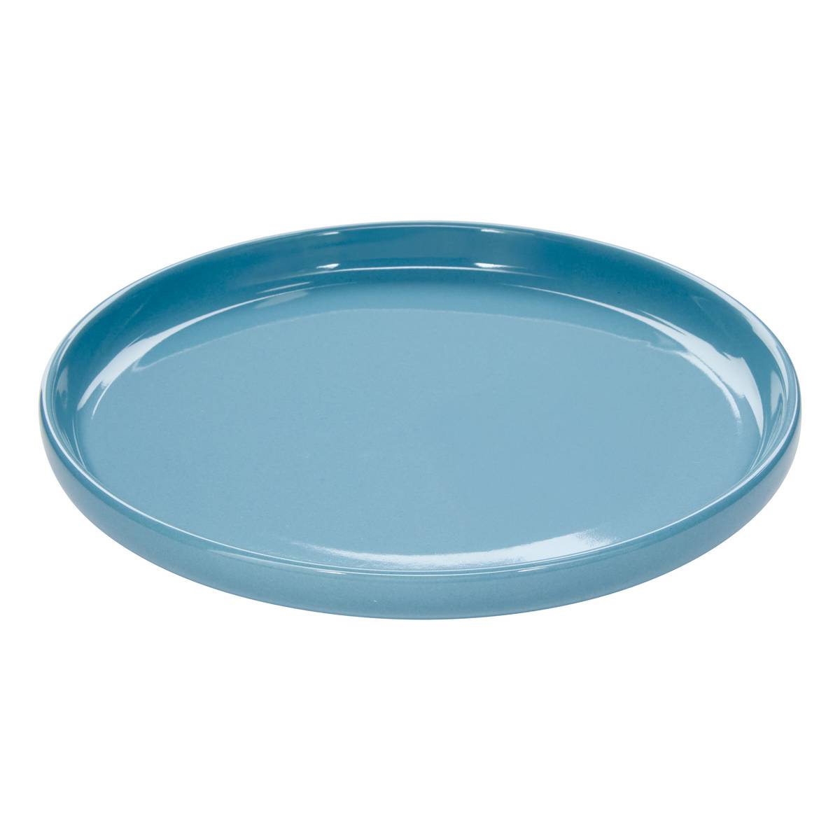Set mit 6 Desserttellern „Marie" Steingut (Keramik), Ø 20 cm, Blau Blau