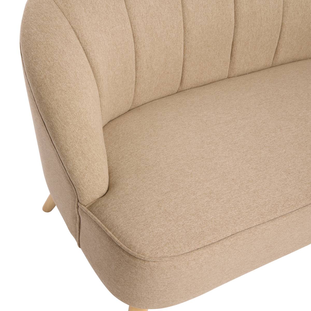 Sofa "Naova" 2 Sitze, L. 126 cm, Beige Beige
