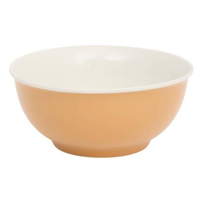 Sch&uuml;ssel  "nature" 500 ml, new bone china (porzellan), ocker