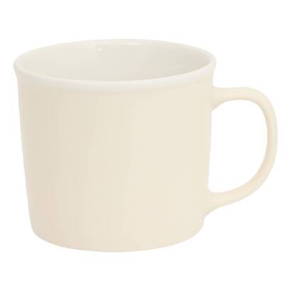 Becher "natur" 380 ml, new bone china (porzellan), creme