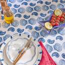 Tischdecke "Ozeanien" 240x140 cm, Marineblau Marineblau