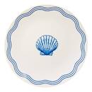Set mit 6 Desserttellern "Oceania" Porzellan, D.19 cm Blau