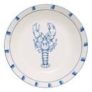 Set mit 6 tiefen Tellern "Oceania" Porzellan, D.20,2 cm Blau