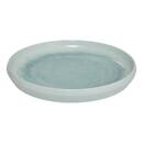 Flacher Teller "Lea" D.24 cm, Blau Blau
