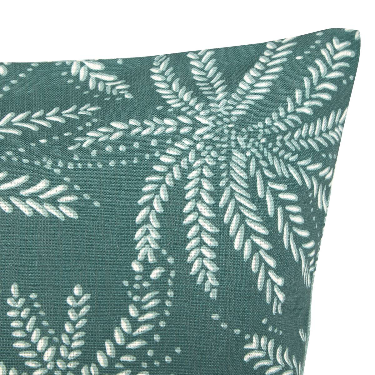 Quadratisches Outdoor-Kissen THE PALM RESORT Gr&uuml;n 55 x 55 cm, Recyceltes Polyester Gr&uuml;n