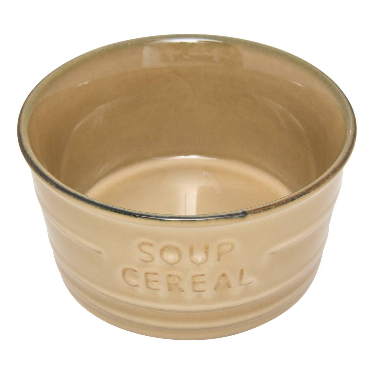 Schüssel "Cafe" 500 ml, Steingut, Beige Beige