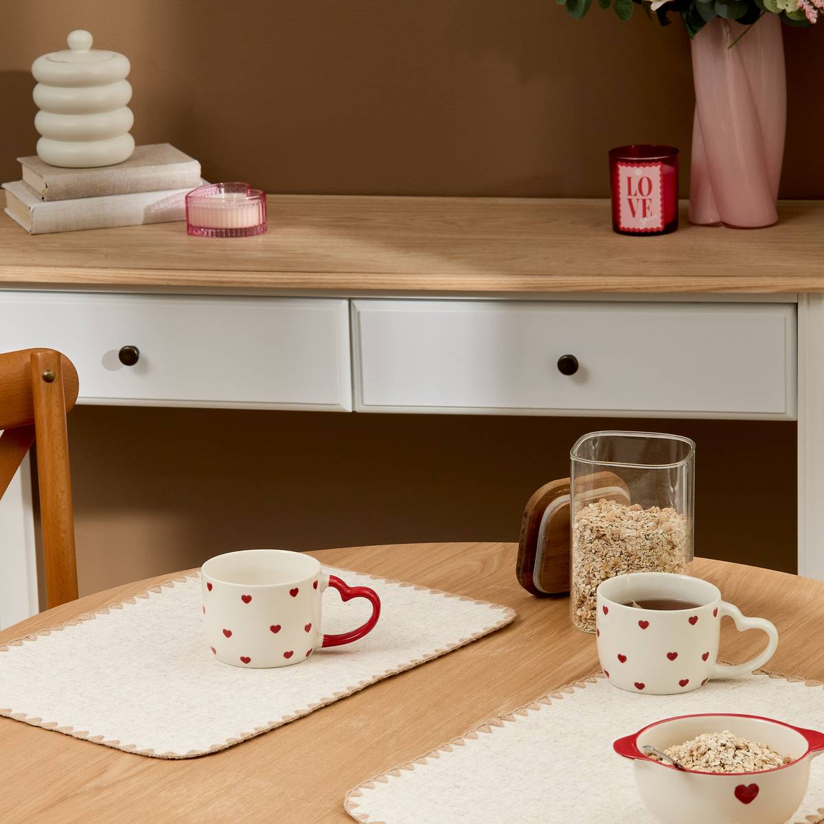 Tischset  "Sandrine" Polyester, 45x30 cm Beige
