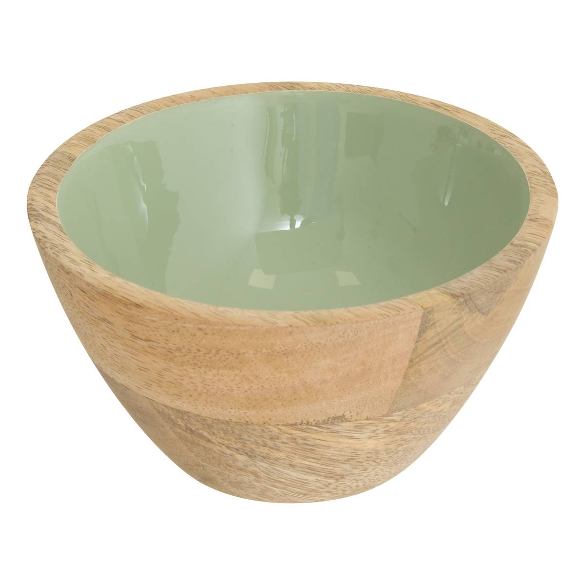 Schälchen "Inaya" Mangoholz, Ø 13 cm Grün