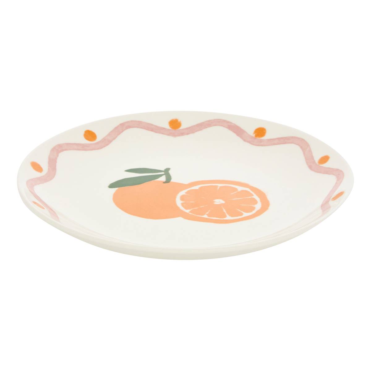 6er-Set Dessertteller "Fruity" Porzellan, D.19 cm Mehrfarbig 2