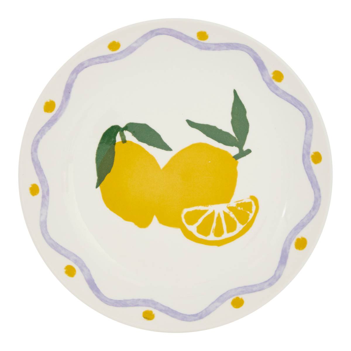 6er-Set Dessertteller "Fruity" Porzellan, D.19 cm Mehrfarbig 3