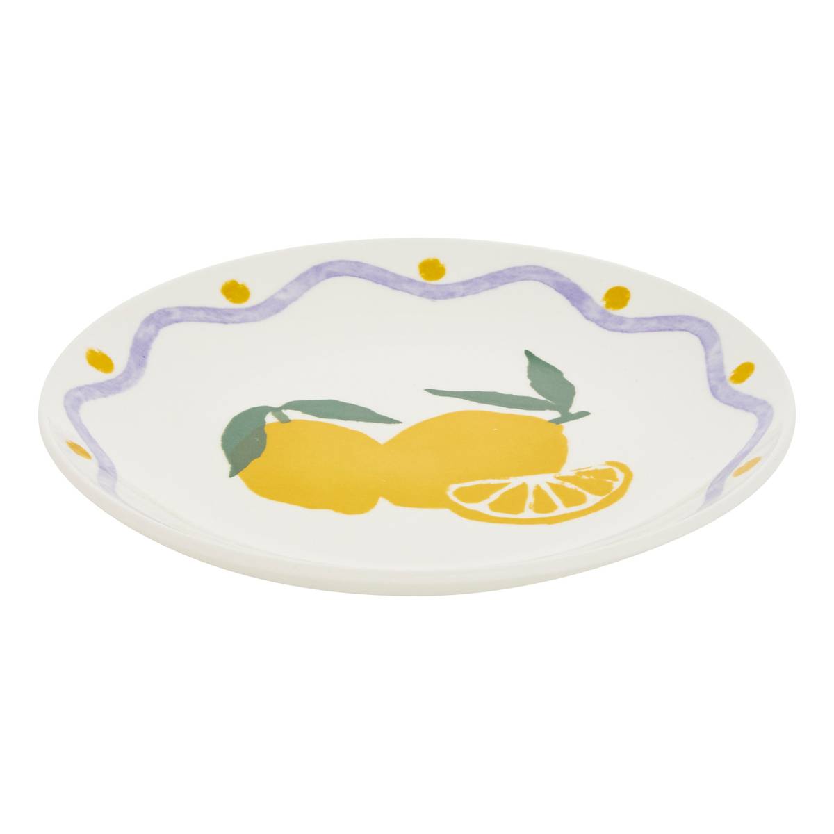 6er-Set Dessertteller "Fruity" Porzellan, D.19 cm Mehrfarbig 3