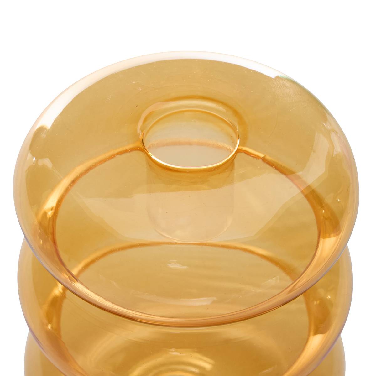 Kerzenhalter "Pool" H.10,5 cm Grün