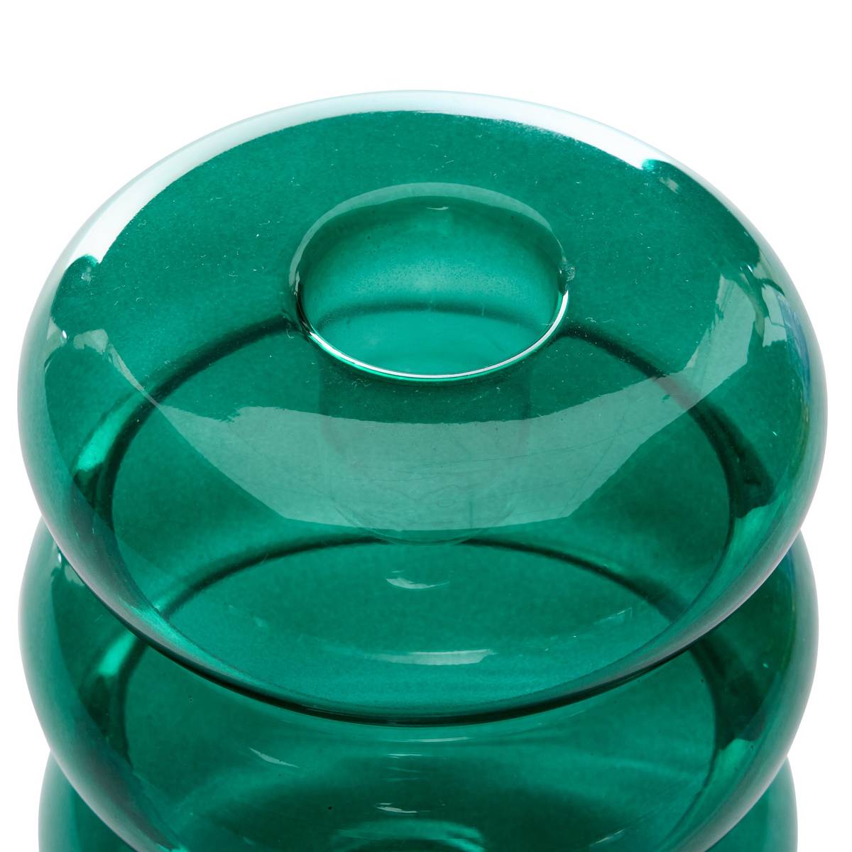 Kerzenhalter "Pool" H.10,5 cm Grün