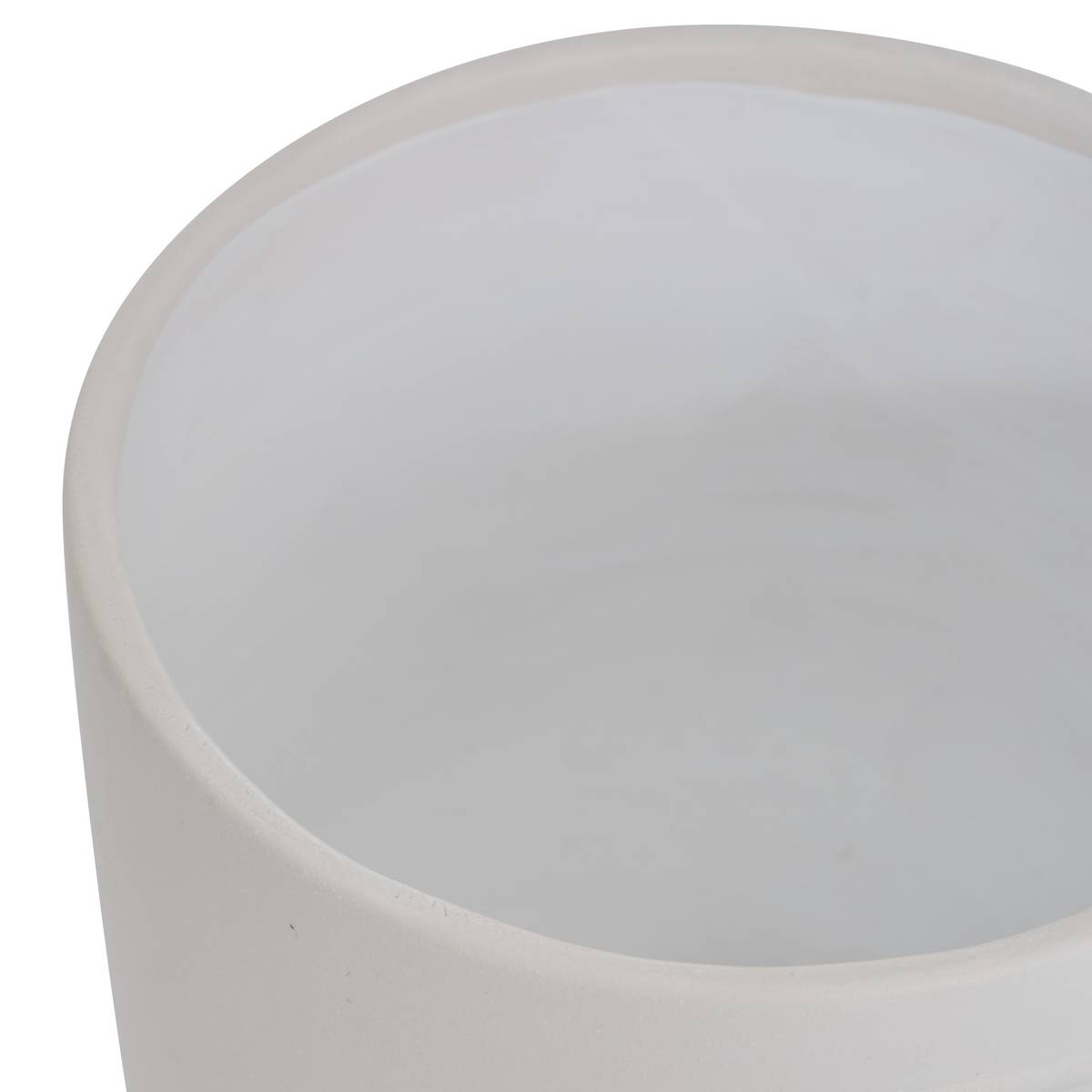 &Uuml;bertopf "Pam" H.17 cm Beige