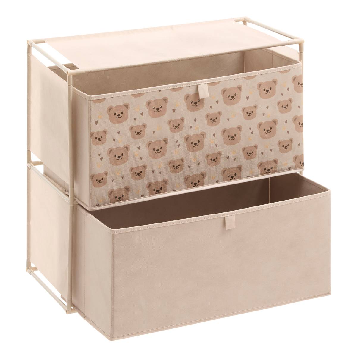 Kinderkommode 1 Ebene(n) "Tissa" Beige, 60x30 cm Beige