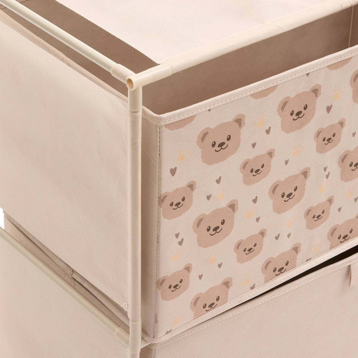 Kinderkommode 1 Ebene(n) "Tissa" Beige, 60x30 cm Beige
