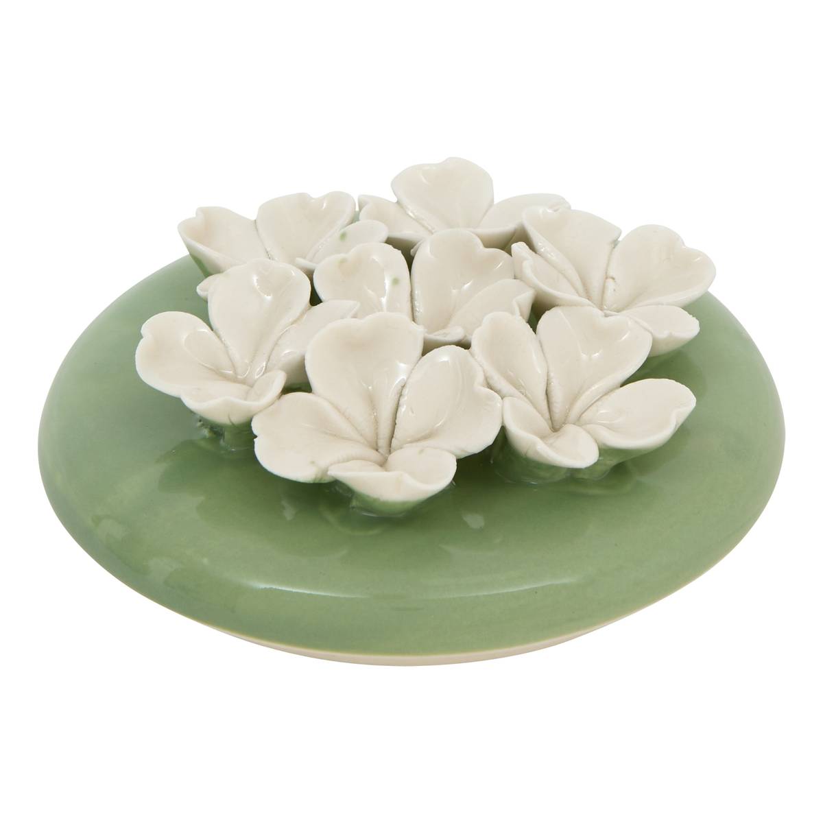 Deko-Box &bdquo;Rosenbl&uuml;te&ldquo; Steinzeug (Keramik) &Oslash; 11 cm Mod&eacute;le A